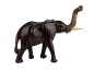 Preview: Handgeschnitzter Elefant aus Rosenholz Rüssel hoch